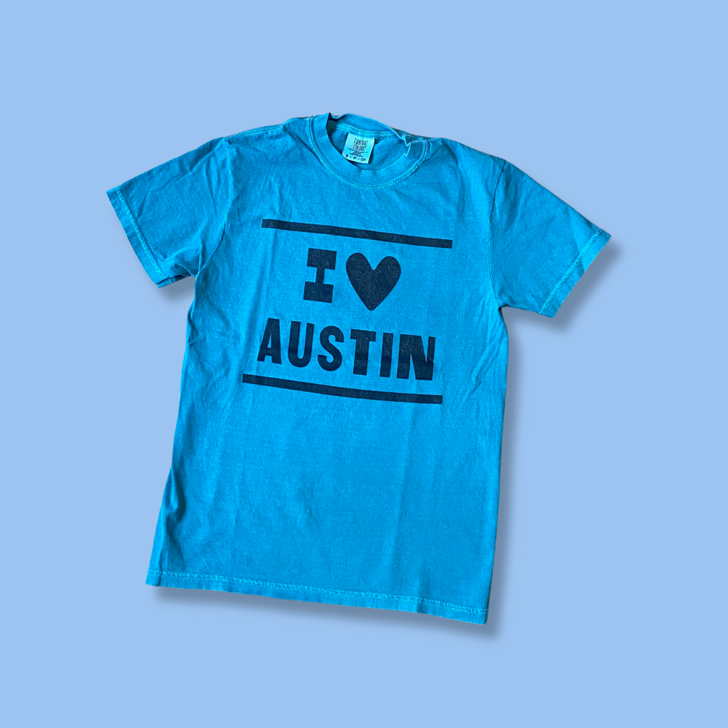 I Love Austin Short Sleeve T-Shirt
