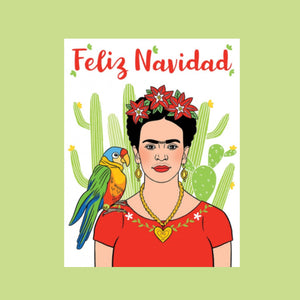 Feliz Navidad Frida Card