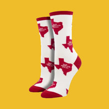 Load image into Gallery viewer, Women&#39;s &quot;Don&#39;t Mess with Texas&quot; Socks
