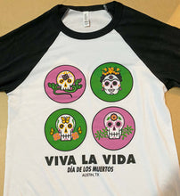 Load image into Gallery viewer, Viva la Vida Baseball T-Shirt
