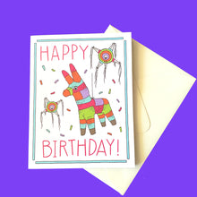 Load image into Gallery viewer, Happy Birthday Pinata Greeting Card
