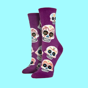 Women's "Big Muertos Skull"  Socks