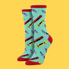 Load image into Gallery viewer, Women&#39;s Crayon Socks
